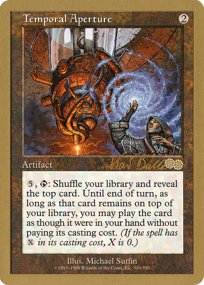 Temporal Aperture (Kai Budde) [World Championship Decks 1999] | Black Swamp Games
