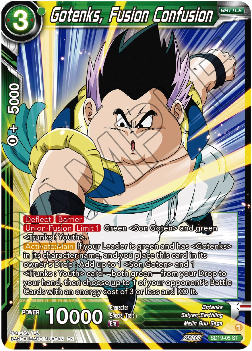 Gotenks, Fusion Confusion (SD19-05) [Dawn of the Z-Legends] | Black Swamp Games