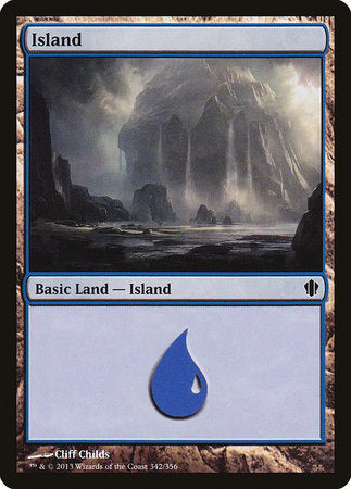 Island (342) [Commander 2013] | Black Swamp Games