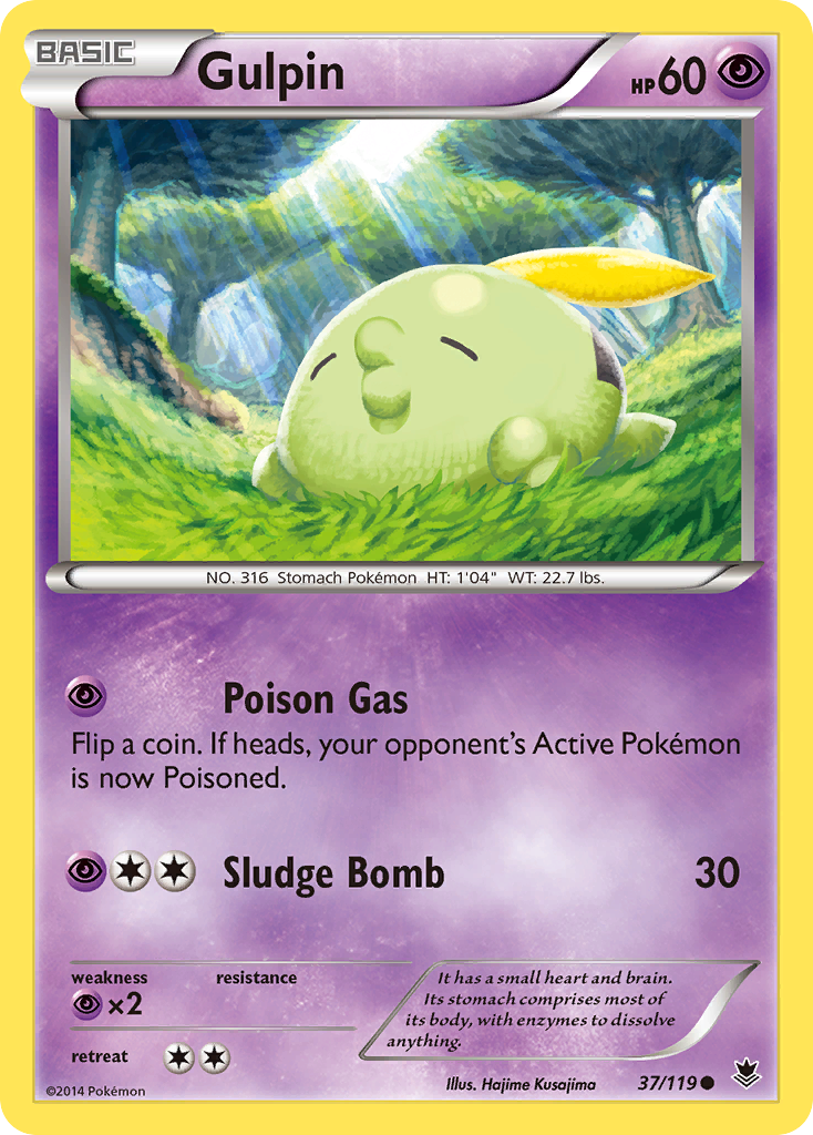 Gulpin (37/119) [XY: Phantom Forces] | Black Swamp Games