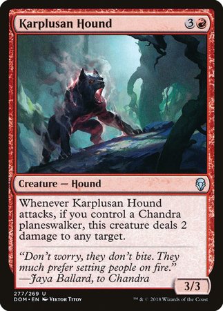 Karplusan Hound [Dominaria] | Black Swamp Games