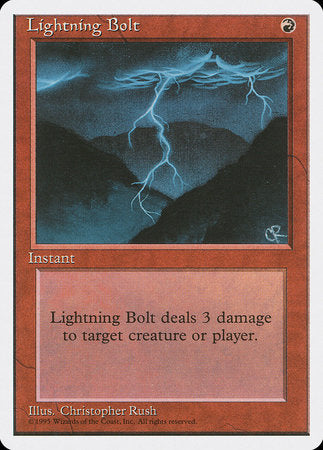 Lightning Bolt [Fourth Edition] | Black Swamp Games