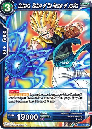 Gotenks, Return of the Reaper of Justice [BT11-056] | Black Swamp Games