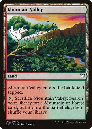 Mountain Valley [Commander 2018] | Black Swamp Games