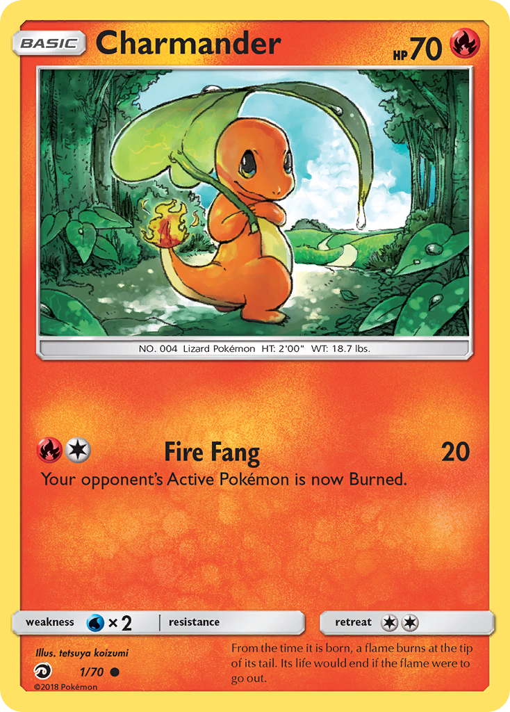 Charmander (1/70) [Sun & Moon: Dragon Majesty] | Black Swamp Games