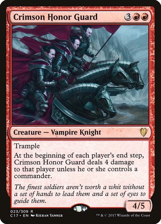 Crimson Honor Guard [Commander 2017] | Black Swamp Games