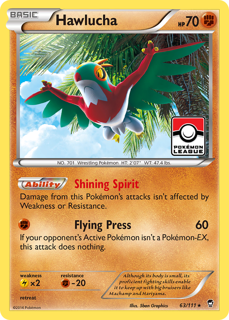 Hawlucha (63/111) [XY: Furious Fists] | Black Swamp Games