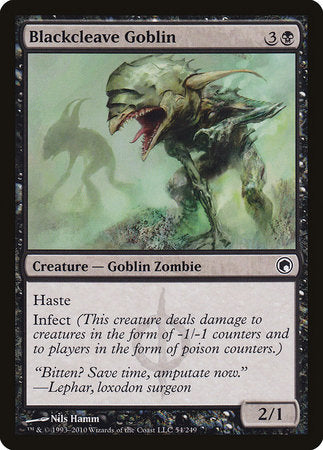 Blackcleave Goblin [Scars of Mirrodin] | Black Swamp Games