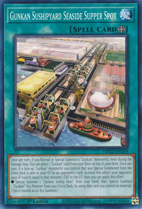 Gunkan Sushipyard Seaside Supper Spot [MP22-EN159] Common | Black Swamp Games