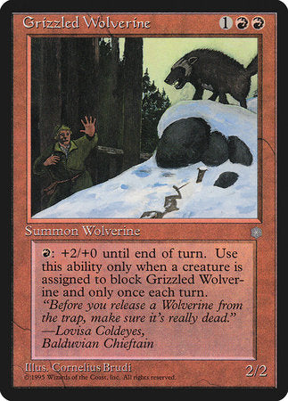 Grizzled Wolverine [Ice Age] | Black Swamp Games