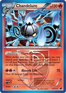 Chandelure (16/116) (Theme Deck Exclusive) [Black & White: Plasma Freeze] | Black Swamp Games