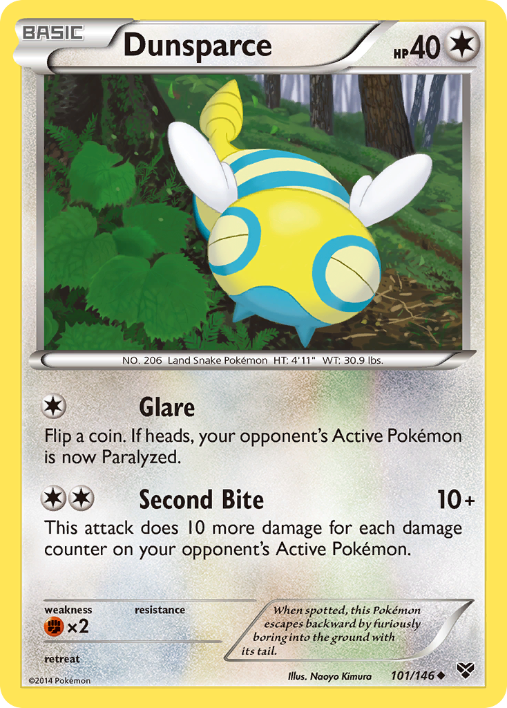 Dunsparce (101/146) [XY: Base Set] | Black Swamp Games