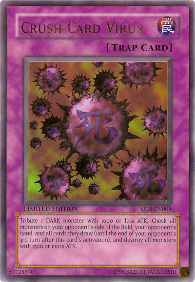 Crush Card Virus [SJCS-EN004] Ultra Rare | Black Swamp Games