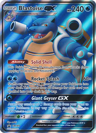 Blastoise GX (SM189) (Jumbo Card) [Sun & Moon: Black Star Promos] | Black Swamp Games