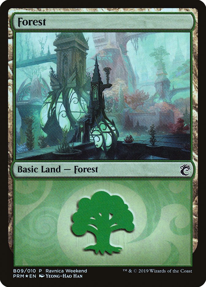 Forest (B09) [Ravnica Allegiance Guild Kit] | Black Swamp Games
