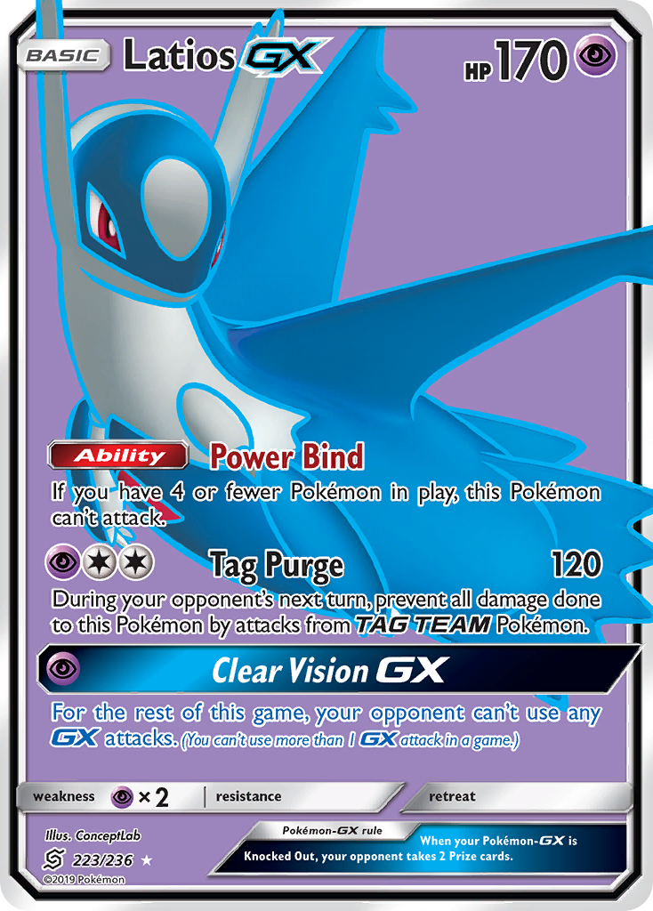 Latios GX (223/236) [Sun & Moon: Unified Minds] | Black Swamp Games