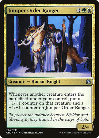 Juniper Order Ranger [Conspiracy: Take the Crown] | Black Swamp Games