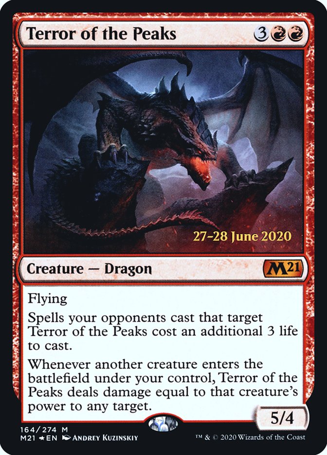 Terror of the Peaks  [Core Set 2021 Prerelease Promos] | Black Swamp Games