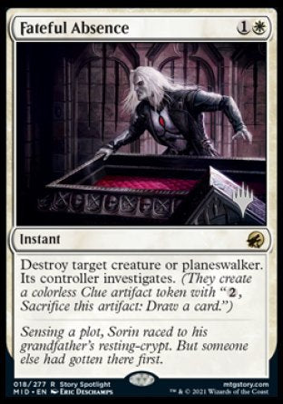 Fateful Absence (Promo Pack) [Innistrad: Midnight Hunt Promos] | Black Swamp Games