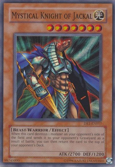 Mystical Knight of Jackal [DR1-EN017] Super Rare | Black Swamp Games