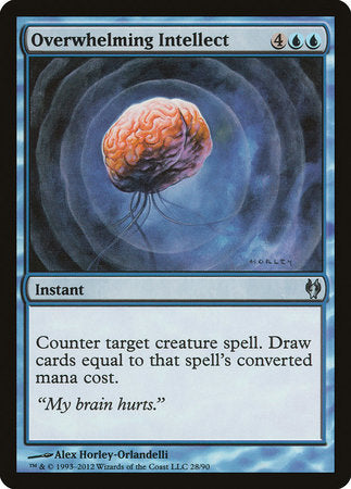 Overwhelming Intellect [Duel Decks: Izzet vs. Golgari] | Black Swamp Games