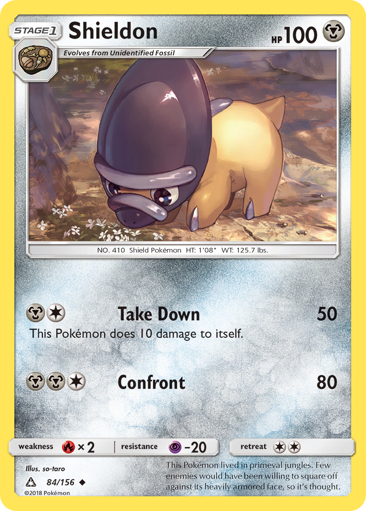 Shieldon (84/156) [Sun & Moon: Ultra Prism] | Black Swamp Games