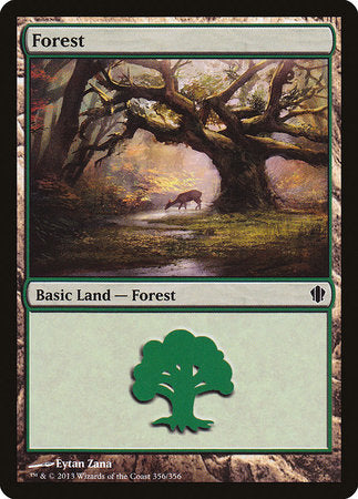 Forest (356) [Commander 2013] | Black Swamp Games