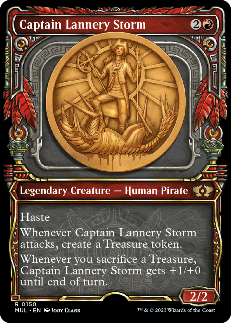 Captain Lannery Storm (Halo Foil) [Multiverse Legends] | Black Swamp Games