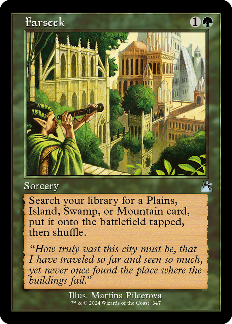 Farseek (Retro Frame) [Ravnica Remastered] | Black Swamp Games