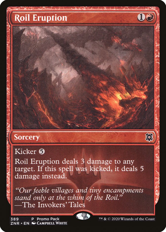 Roil Eruption (Promo Pack) [Zendikar Rising Promos] | Black Swamp Games