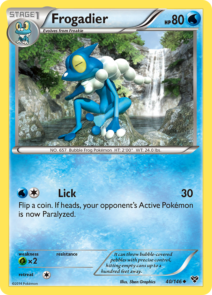 Frogadier (40/146) [XY: Base Set] | Black Swamp Games