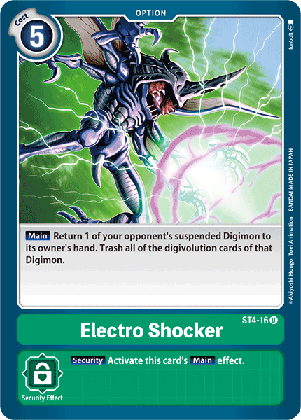 Electro Shocker [ST4-16] [Starter Deck: Giga Green] | Black Swamp Games