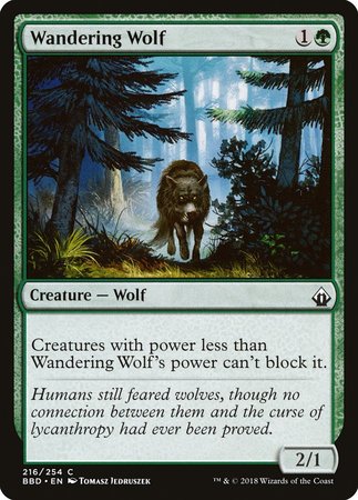 Wandering Wolf [Battlebond] | Black Swamp Games