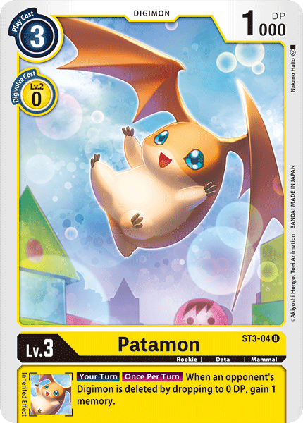 Patamon [ST3-04] [Starter Deck: Heaven's Yellow] | Black Swamp Games