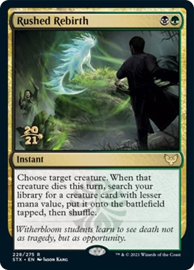 Rushed Rebirth [Strixhaven: School of Mages Prerelease Promos] | Black Swamp Games