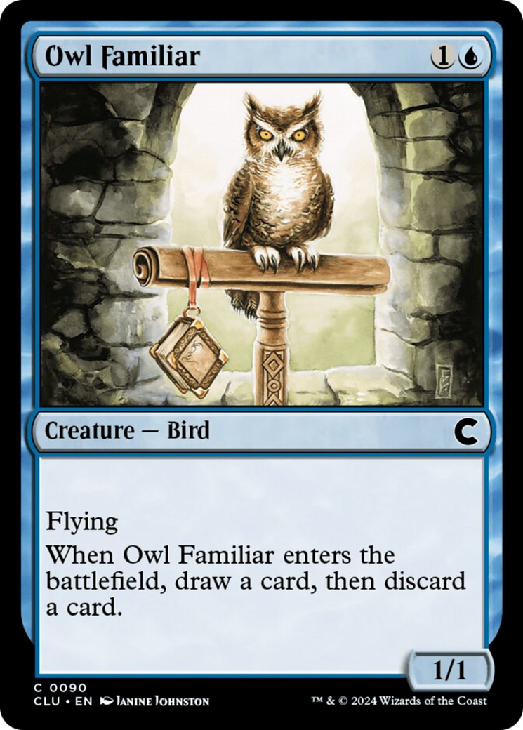 Owl Familiar [Ravnica: Clue Edition] | Black Swamp Games