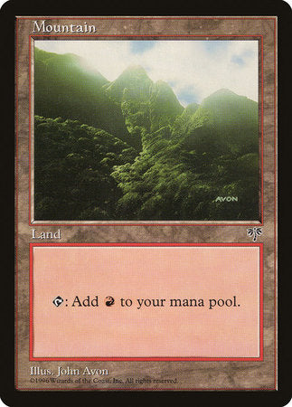 Mountain (Green) [Mirage] | Black Swamp Games