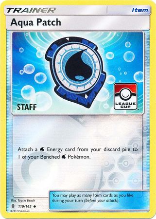 Aqua Patch (119/145) (League Promo Staff) [Sun & Moon: Guardians Rising] | Black Swamp Games