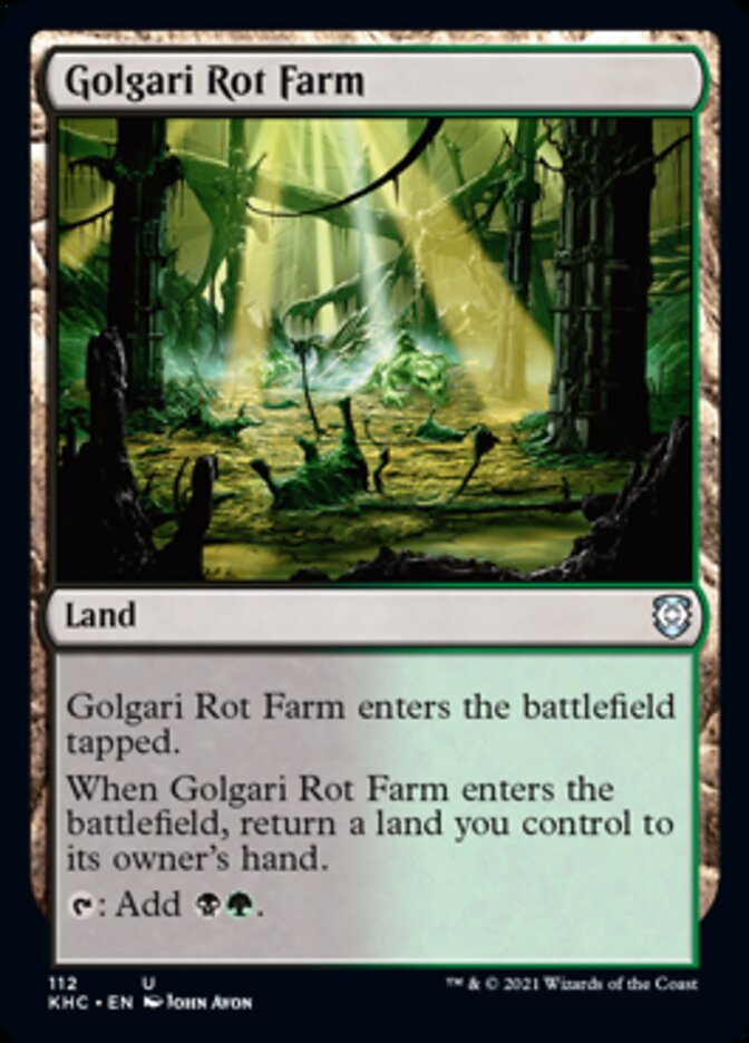 Golgari Rot Farm [Kaldheim Commander] | Black Swamp Games