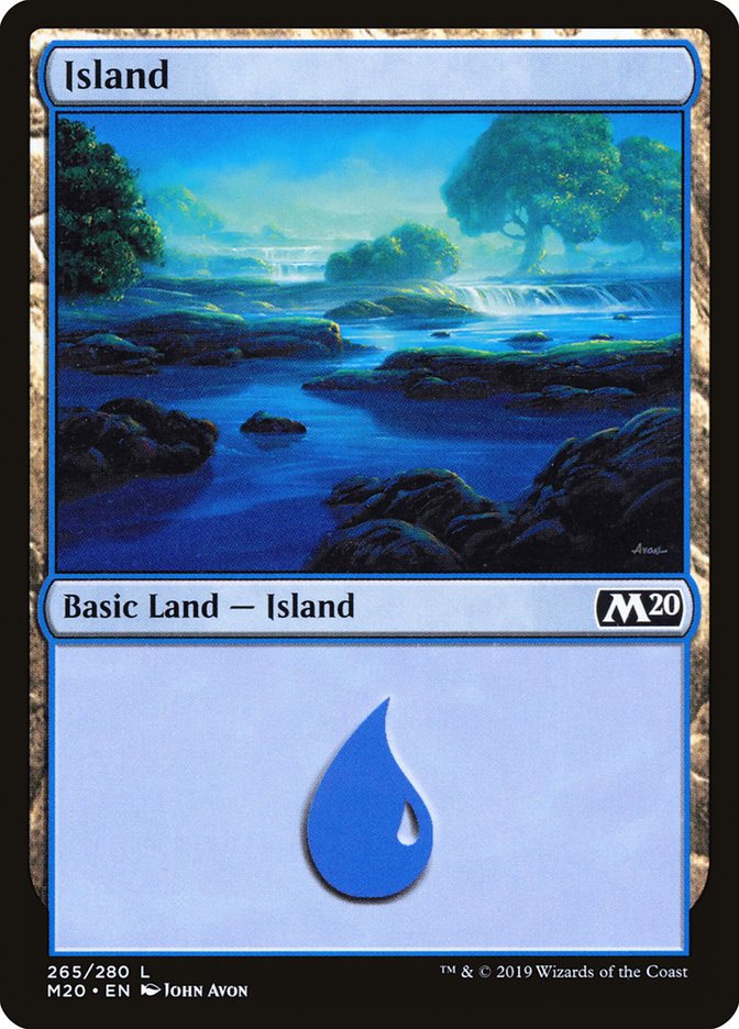 Island (#265) [Core Set 2020] | Black Swamp Games