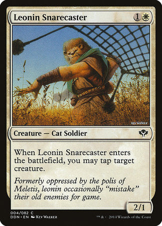 Leonin Snarecaster [Duel Decks: Speed vs. Cunning] | Black Swamp Games