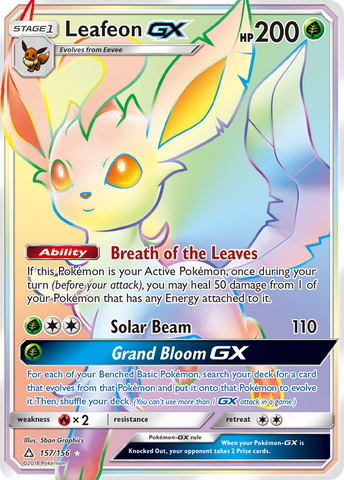 Leafeon (SM237/250), Busca de Cards