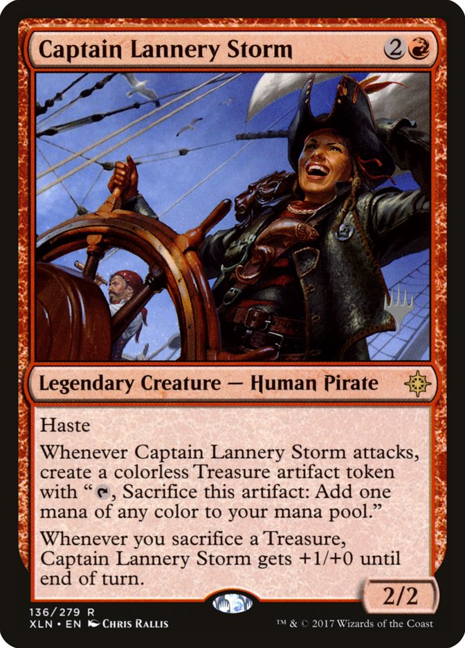 Captain Lannery Storm (Promo Pack) [Ixalan Promos] | Black Swamp Games