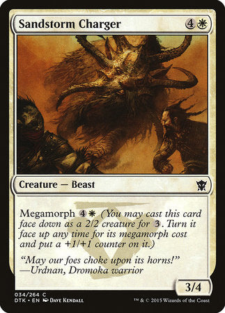 Sandstorm Charger [Dragons of Tarkir] | Black Swamp Games