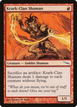 Krark-Clan Shaman [Mirrodin] | Black Swamp Games