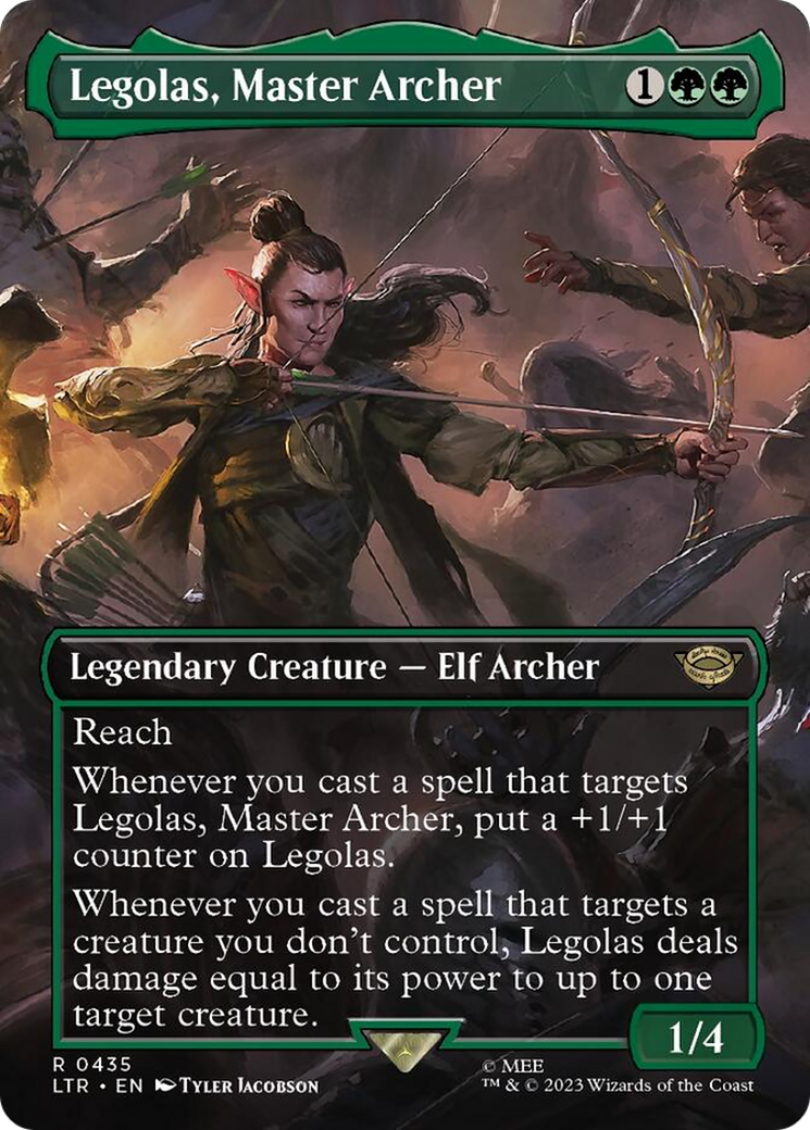 Legolas, Master Archer (Borderless Alternate Art) [The Lord of the Rings: Tales of Middle-Earth] | Black Swamp Games