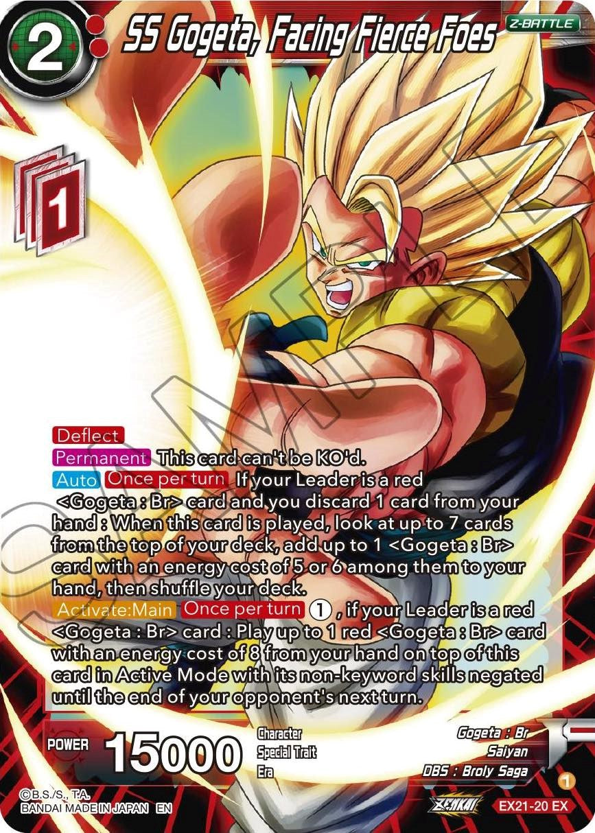 SS Gogeta, Facing Fierce Foes (EX21-20) [5th Anniversary Set] | Black Swamp Games