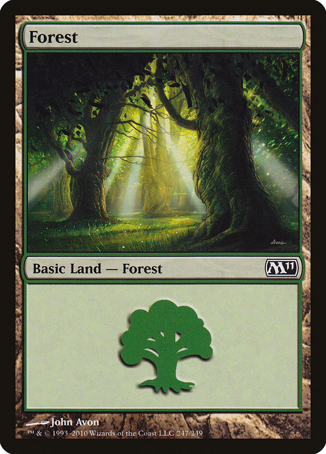 Forest (247) [Magic 2011] | Black Swamp Games