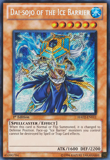 Dai-sojo of the Ice Barrier [HA02-EN011] Secret Rare | Black Swamp Games