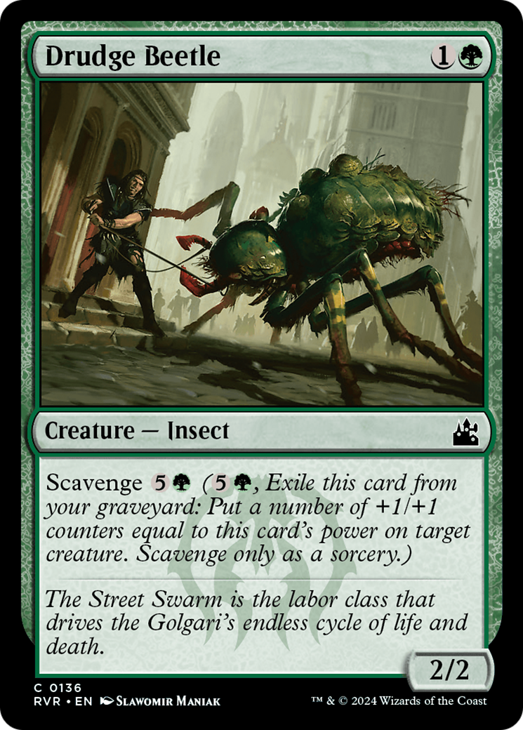 Drudge Beetle [Ravnica Remastered] | Black Swamp Games